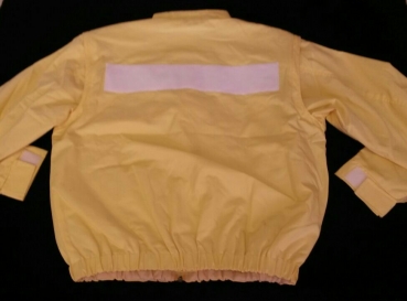 Preview: Ärmelbody schwefelgelb, Bodywärmer, abnehmbare Ärmel, Sonderpreis, gelbe Weste, Body,