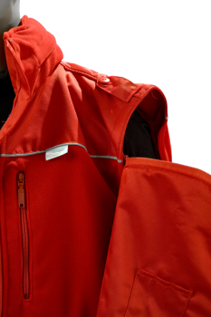 Preview: Fleece-Windsafe dunkelrot Art. 9810/MÖD, Fleece-Jacke mit Windschutz, Fleece mit Klimamembrane, Outdoor-Jacke, ÖRK-Jacke,