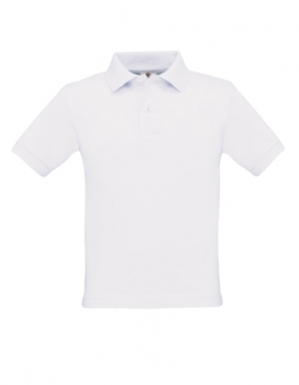 Kinder-Poloshirt weiß, Polo für Kids, Sonderpreisartikel, Poloshirt mit Emblem,
