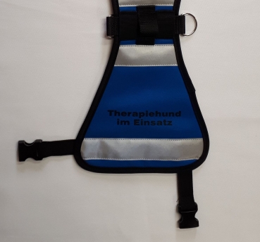 Preview: 2-ZEILIGE FLEX-AUFSCHRIFT für Kenndecken, NUR TEXT, 2-zeilige Bedruckung, individuelle Beschriftung für Hundewesten, 2-zeiliger Sondertext,