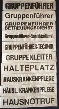 Preview: Rückenschild 3M/silber F-L