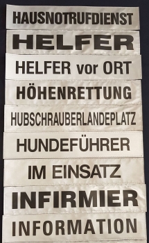 Preview: Rückenschild 3M/silber F-L