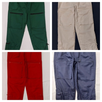 Stretch-Fly dunkelrot, schwarz, blau, weiss, Arbeitshose, Fliegerhose, Aktionsartikel, Fly-Hose,