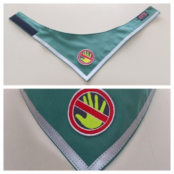 Emblem "NICHT STREICHELN"