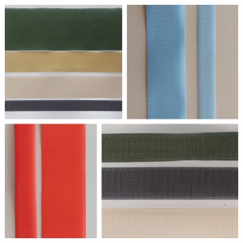 Klettband Meterware, Sonderpreis, Klettband zum aufnähen, Hakenband,