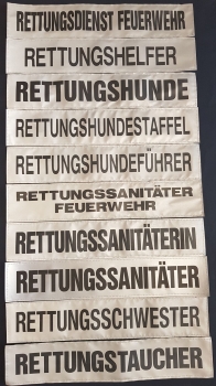 Rückenschild 3M/silber M-R