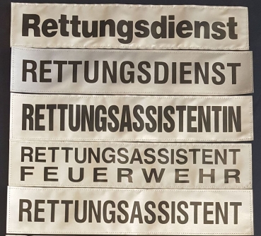 Rückenschild 3M/silber M-R