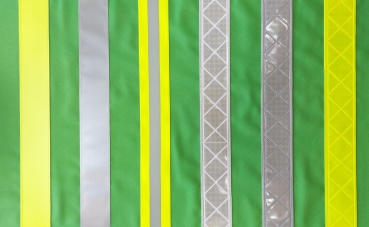 Preview: Kennzeichnungsweste neongrün Art. 8300, Überwurfweste neongrün mit Reflexstreifen,