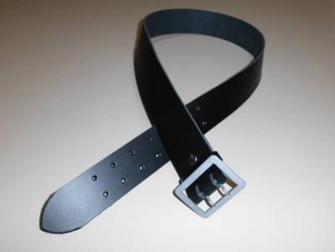 2-Dorn-Ledergürtel schwarz, schwarzer Gürtel, Ledergürtel,