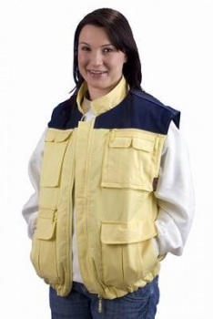 Seelsorger-Weste schwefelgelb Art. 9720, Weste Notfallseelsorge, NFS-Weste,