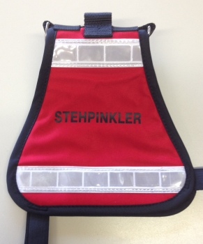 Preview: 1-ZEILIGE FLEX-AUFSCHRIFT für Kenndecken, 1-zeilige Bedruckung, individuelle Beschriftung für Hundewesten, 1-zeiliger Sondertext (NUR TEXT),