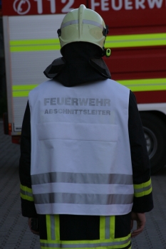 Preview: Kennzeichnungsweste weiß Art. 8100, Warnweste, Überwurfweste mit Reflexstreifen,