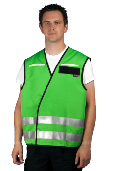 Preview: Wendeweste Art. 9818, Überwurfweste beidseitig, wendbare Weste in verschiedenen Farben, individuelle Weste gestalten,