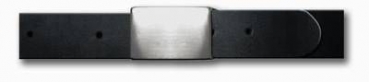 Koppelgürtel "neutral" schwarz, Gürtel schwarz, Gürtel mit Pin, Ledergürtel,