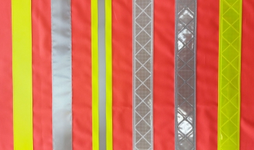 Preview: Warnweste leuchtrot Art. 9200, Überwurfweste leuchtrot, Kennzeichnungsweste,