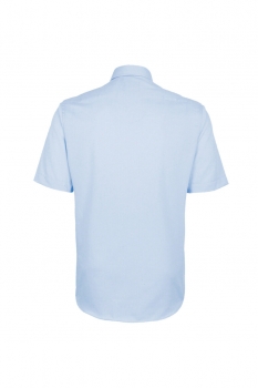 Preview: Herren Business-Hemd 1/2-Arm Art. 107, Hakro Hemd, DRK-Hemd, Kurzarm-Hemd, Hemd aus 100% Baumwolle, Hemd zum besticken, Feuerwehr-Hemd,