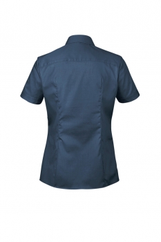 Preview: Damen Business-Bluse Art. 112, Hakro Bluse, DRK-Bluse, Kurzarmbluse, Damen Bluse, Bluse aus 100% Baumwolle, kurzärmelige Bluse, Feuerwehr-Bluse,