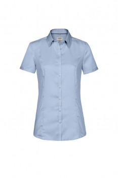 Preview: Damen Business-Bluse Art. 112, Hakro Bluse, DRK-Bluse, Kurzarmbluse, Damen Bluse, Bluse aus 100% Baumwolle, kurzärmelige Bluse, Feuerwehr-Bluse,