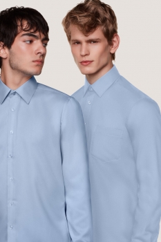 Preview: Herren Business-Hemd langarm Art. 108, Feuerwehr-Hemd, Langarm Hemd, DRK-Hemd, Hemd aus 100% Baumwolle, bestickbares Hakro Hemd,