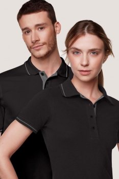 Preview: Women Casual Polo-Shirt Art. 203, Polo aus 100% Baumwolle, Damen Poloshirt, Shirt zum bedrucken oder besticken,