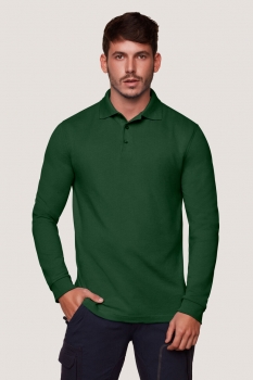 Preview: Performance Longsleeve-Poloshirt Art. 815, Poloshirt Langarm, Poloshirt Hakro, Polo aus Mischgewebe, Shirt zum bedrucken oder besticken,