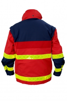 Preview: Einsatzjacke "SAALFELD" dunkelrot/blau Art. 9296/Saalfeld