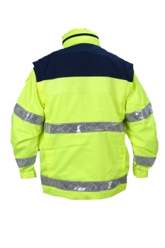 Preview: Seelsorger-Blouson neongelb/blau Art. 9186, Notfallseelsorge-Jacke, KIT-Jacke,