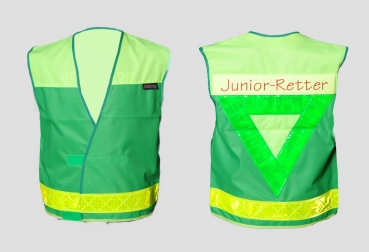 Preview: Junior-Helfer-Weste Art. 8400 neongelb/grün, Weste für Kinder,