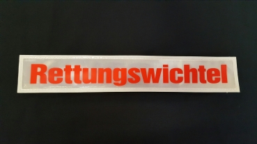 Preview: Rückenschilder weiß (glänzend) 30x5cm