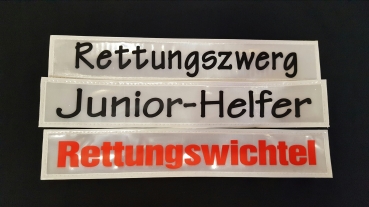 Preview: Rückenschilder weiß (glänzend) 30x5cm