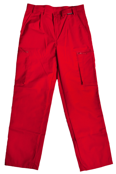 Einsatzhose dunkelrot, Schnäppchenpreis, rote Hose ohne Streifen, Aktionsartikel,