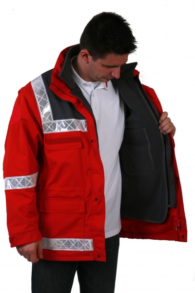 Einsatzjacke mit Fleece-Innenjacke, Sonderpreisartikel, Jacke mit Innenfleece, 2 in 1 Jacke, Jacke mit Stepp,