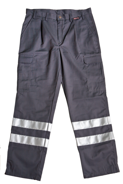 Einsatzhose grau Art. 2011, graue Hose mit silbernen Streifen, DRK-Hose,