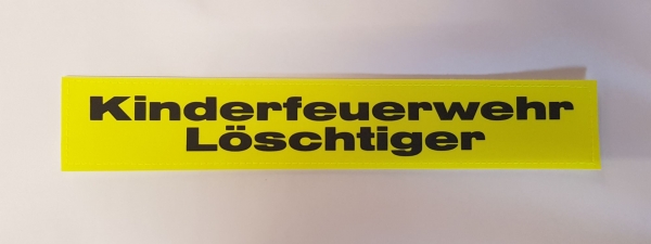 Rückenschilder gelb (matt) 30x5cm