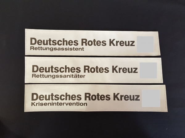 DRK-Rückenschilder 3M/silber