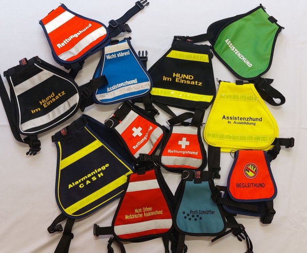 Hundekenndecke, Decke für Assistenzhunde, Kenndecke, Hundeweste, Rettungshunde, Kennzeichnungsdecke für Hunde, Hundewarnweste, Kenndecke Rettungshund