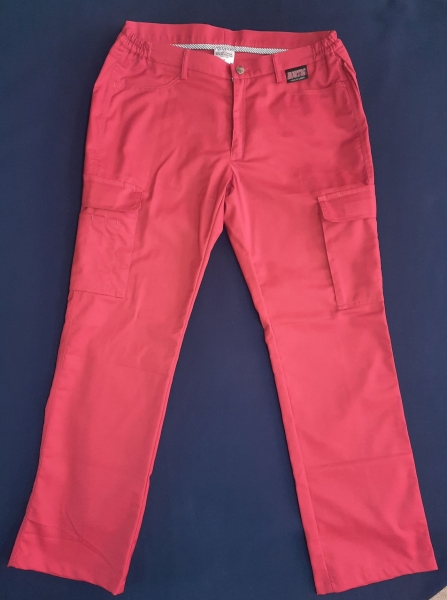 Jeanshose dunkelrot, Stretchhose, Wasserwacht-Hose, BRK-Hose, Rettungsdiensthose,
