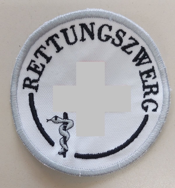 DRK-Embleme, gestickte Embleme, Nachwuchsembleme, Rettungzwerg, Jugendsanitäter-Emblem,