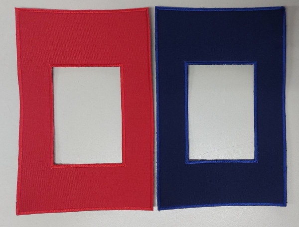 Tasche zum aufnähen, Blocktasche, Ausweistasche, Tasche zum nachträglichen aufnähen,