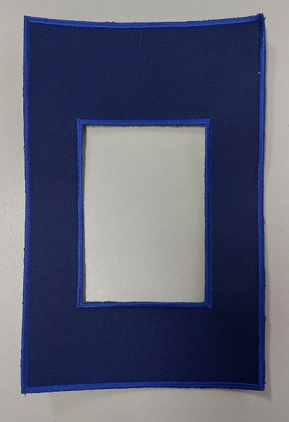 Tasche zum aufnähen, Blocktasche, Ausweistasche, Tasche zum nachträglichen aufnähen,