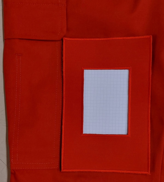 Tasche zum aufnähen, Blocktasche, Ausweistasche, Tasche zum nachträglichen aufnähen,