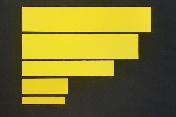 Schild 3M/gelb unbedruckt