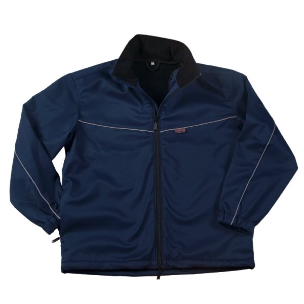 Softshell-Jacke blau, Wetterschutzjacke, blaue Softshelljacke,