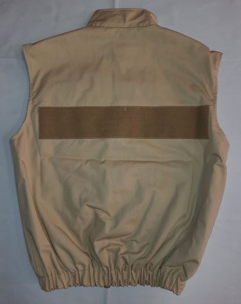 Weste beige, wattierte Weste, Bodywärmer, Sonderpreis, Arbeitsweste, Weste, Outdoor-Weste, beige Weste, Body,