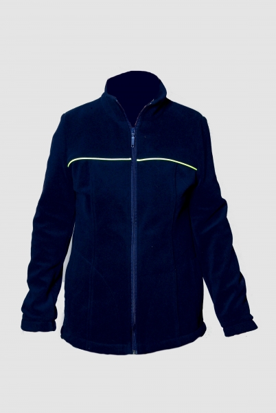 Fleece-Jacke blau mit Biese, Fleecejacke für Herren, Fleecejacke aus eigener Produktion, wärmende Fleecejacke, Outdoor-Fleecejacke, Fleecejacke für Damen,