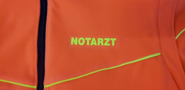 Brust-Flex-Aufschrift "Standard-Text"