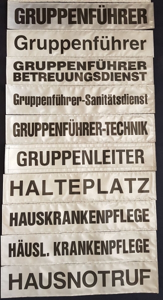 Rückenschild 3M/silber F-L