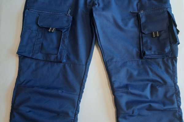 Jeanshose Notice & Call mit Blocktasche, Hose mit Notizblock-Tasche, blaue Hose mit Blocktasche,