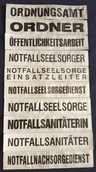 Rückenschild 3M/silber M-R