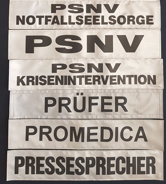 Rückenschild 3M/silber M-R